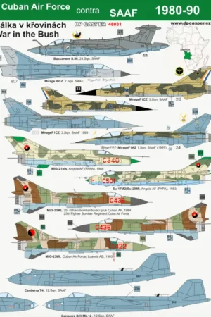 Cuban Air Force contra SAAF 1980-90. War in the Bush Uitverkoop