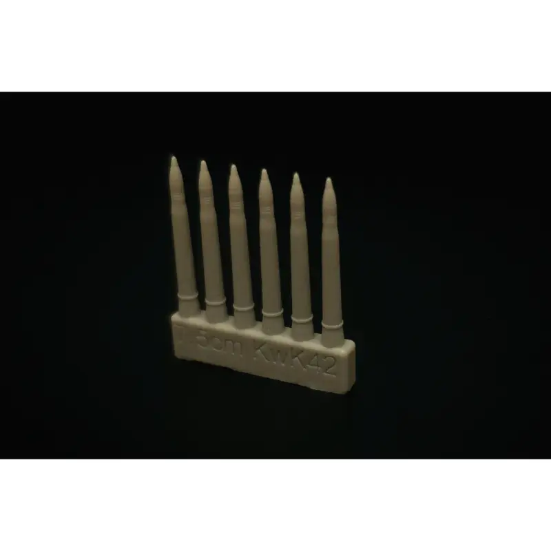 Speciale Aanbieding 7,5cm KwK42 ammo for Pz.Kpfw.V Panther Ausf.D/Ausf.A/Ausf.G resin set of German tank ammunition