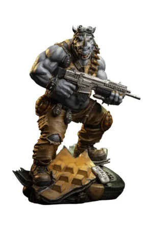 Nu Kopen Teenage Mutant Ninja Turtles Legends statuette 1/3 Rocksteady 69 cm Beeldjes