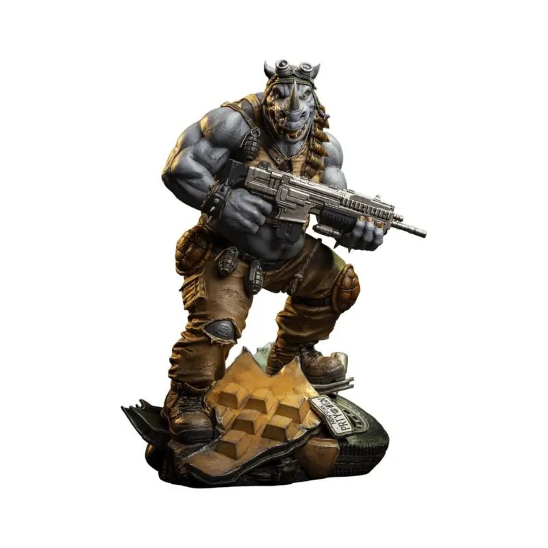 Nu Kopen Teenage Mutant Ninja Turtles Legends statuette 1/3 Rocksteady 69 cm Beeldjes