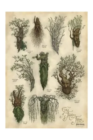 Hete Deal The Lord of the Rings Art Print, Ents of Fangorn Forest, 59 x 30 cm
