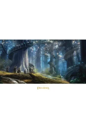 Korting The Lord of the Rings Art Print Lothlórien 59 x 30 cm
