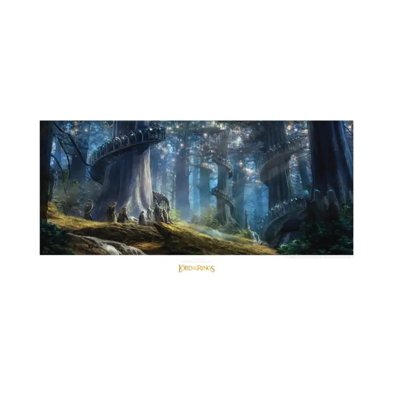 Korting The Lord of the Rings Art Print Lothlórien 59 x 30 cm