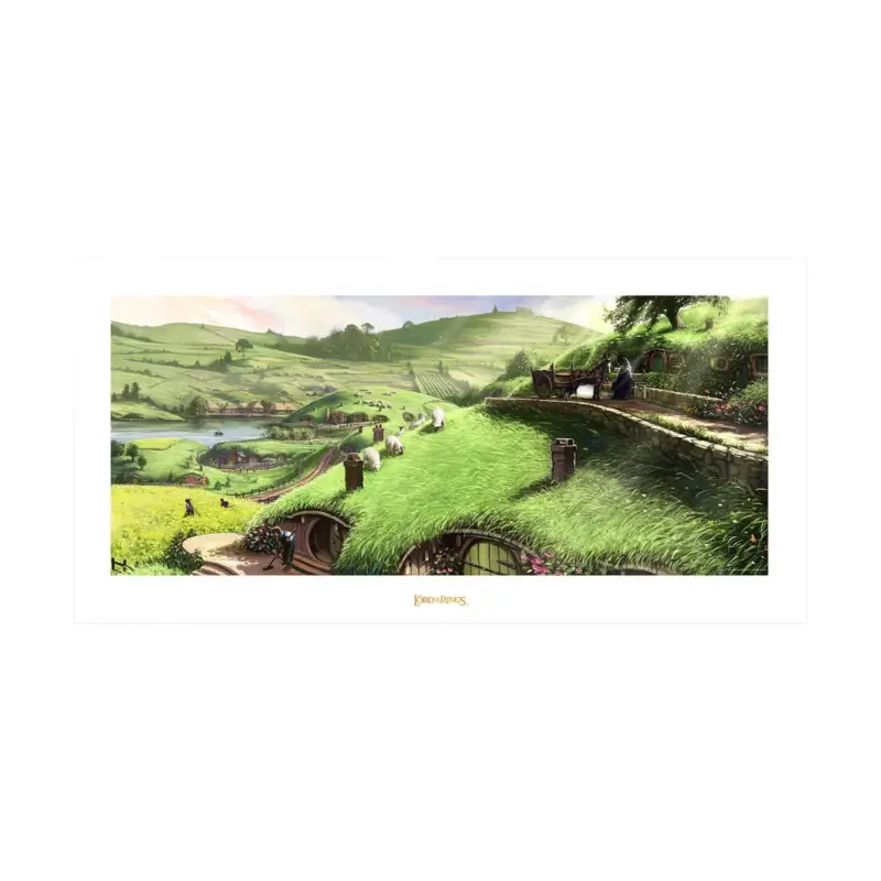 Gereduceerde Prijs The Lord of the Rings Art Print Disturber of the Peace 59 x 30 cm