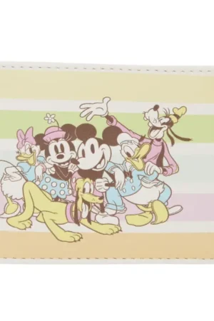 MICKEY & FRIENDS - Rainbow stripes - Loungefly card holder Weekendaanbieding