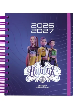 Op = Op KPop Demon Hunters Spiral-Bound Journal Daily Planner 2026/2027 A5