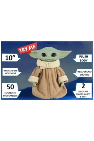 STAR WARS The Mandalorian And Grogu - Action Buddy Grogu - 25cm Figuurtje Op = Op