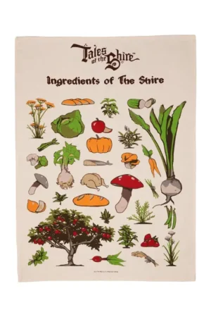 The Lord of the Rings tea towels Ingredients of the Shire (Tales of the Shire (2025)) 69 cm Favoriet