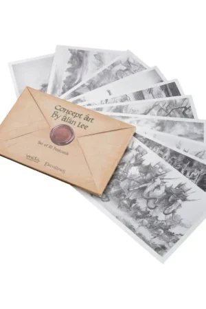 The Lord of the Rings postcards, concept art by Alan Lee: The Lord of the Rings, 15 x 12 cm Actieprijs