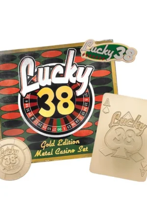 Bestel Nu Fallout: New Vegas Replica Lucky 38 Imitation Gold Casino Set Limited Edition