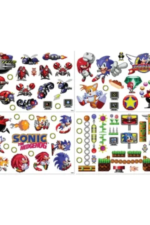 Laatste Versie Sonic - The Hedgehog tech stickers