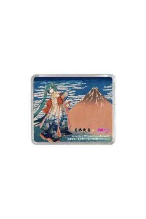 Katsushika Hokusai x Hatsune Miku 3D magnet Thirty-six Views of Mount Fuji Fine Wind, Clear Morning Betaalbaar