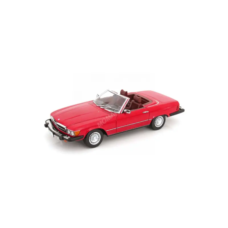 Mercedes-benz 450sl r107 usa serie "dallas" 1985 rouge Miniatuur Uitverkoop