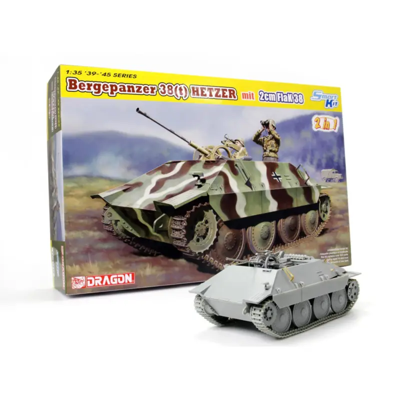 Bergepanzer 38(t) Hetzer Schaalmodel Snelle Levering