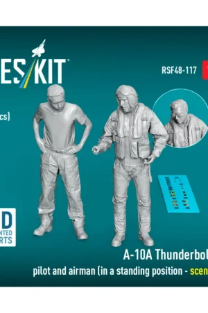 Meest Verkocht A-10А Thunderbolt II pilot and airman (in a standing position - scene 1) (2 pcs) (3D Printed)