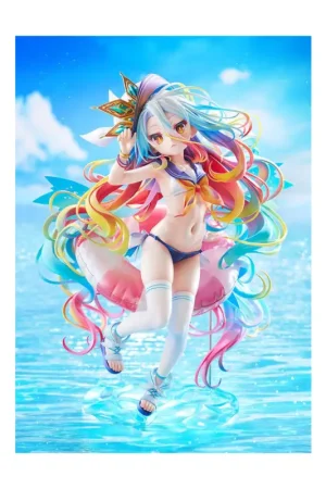 No Game No Life statuette 1/7 Shiro: Sailor-Style Swimsuit Ver. 24cm Figuurtje Exclusieve Aanbieding
