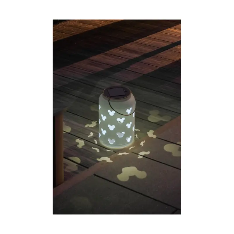 Beperkte Voorraad Disney LunaGlo Mickey Mouse Solar Projection Lantern