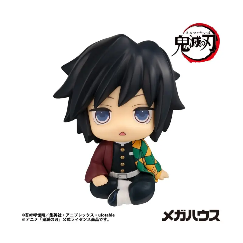 Direct Beschikbaar Demon Slayer: Kimetsu no Yaiba Figure Look Up Giyu Tomioka Stupefied face Ver. 11cm Figuurtje