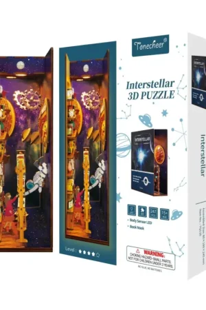 BOOK NOOK KIT - DIY- Interstellar - 247PCS + LED Light Nieuw