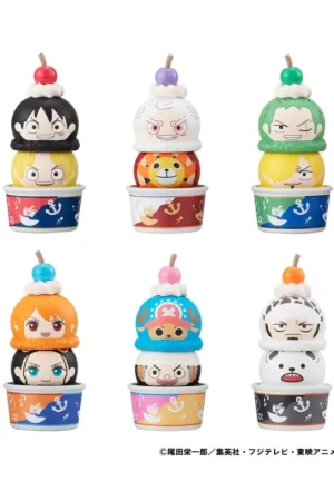 Alleen Vandaag One Piece pack 6 trading figures Tsumichen Stack up & Change 8 cm (with gift) Figuurtje
