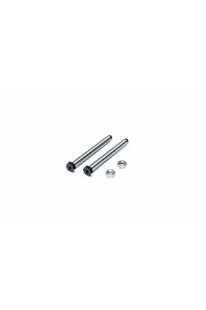 Laatste Versie Hard rear/ext suspension axles 34.8mm Koswork (2) AE RC10 2WD/4WD