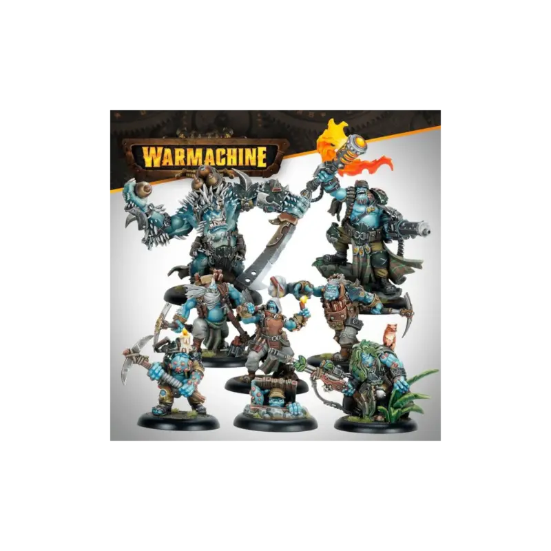 Aanbieding Warmachine - Southerne Kriels - Kithguard Command Starter Figuurtje