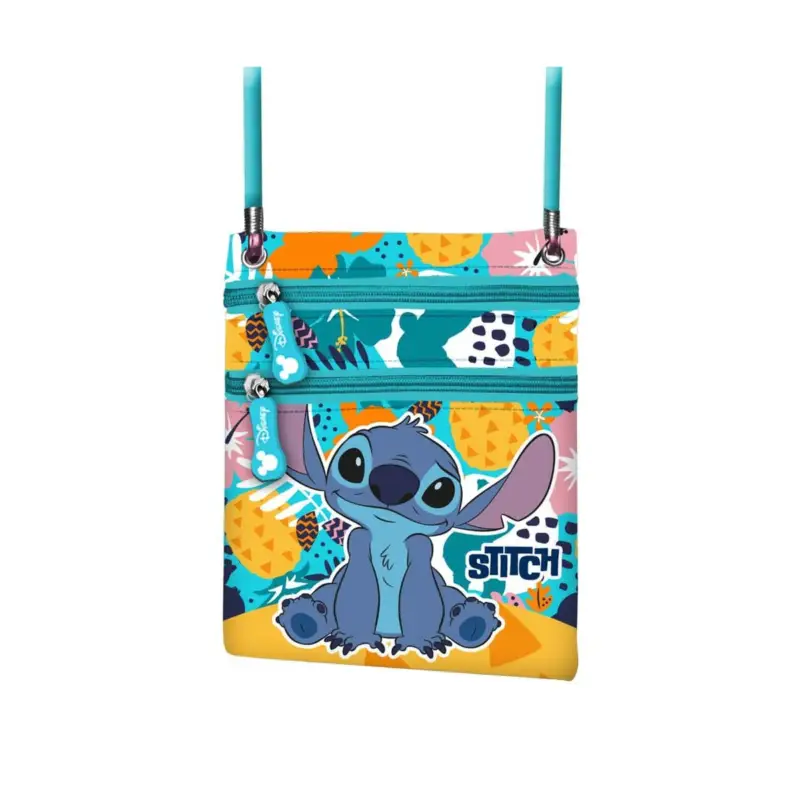 Lilo & Stitch Vertical Shoulder Bag Action Colors Turquoise Alleen Vandaag