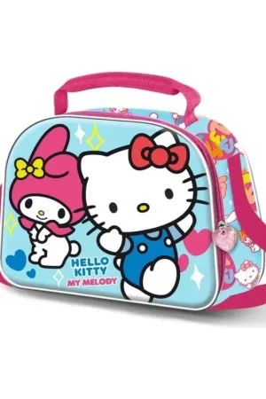 Sanrio 3D Hello Kitty Friendship Blue Lunch Bag Snelle Levering