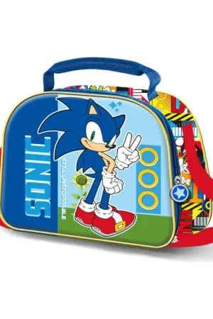 Sonic the Hedgehog 3D Lunch Bag SEGA Unstoppable Blue Hete Deal