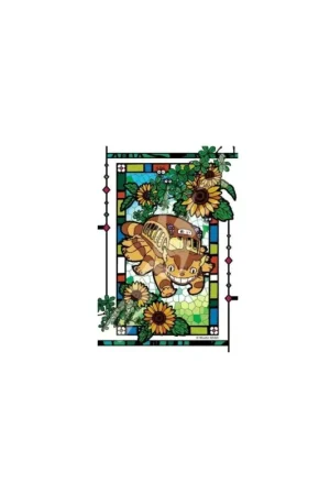 Puzzel MY NEIGHBOR TOTORO - Catbus - Stained Glass Puzzle 126 Pieces Beperkte Voorraad