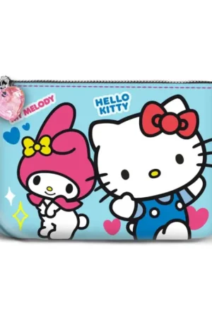 Alleen Vandaag Sanrio coin purse Small Square Hello Kitty Friendship Blue