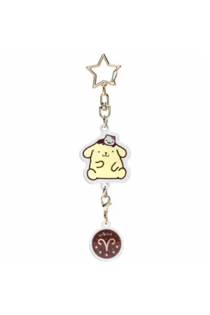HELLO KITTY - Pompompurin - Aries Astrological Symbol Keychain Bestseller