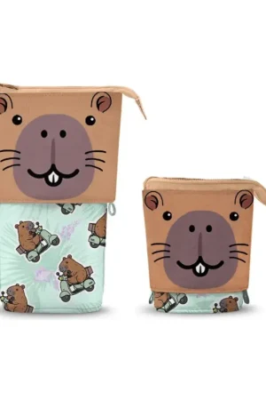 Op = Op Oh My Pop! Cute Capybara Green pencil case