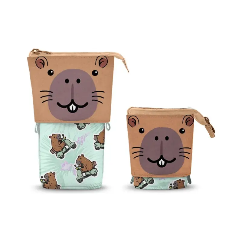 Op = Op Oh My Pop! Cute Capybara Green pencil case