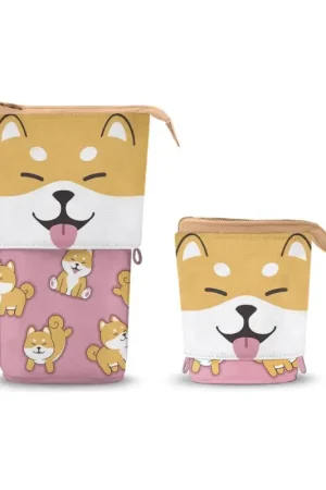 Oh My Pop! Cute Shiba Pink pencil case Koop Vandaag