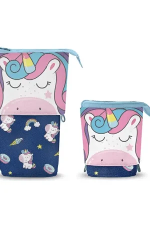 Oh My Pop! Cute Sweety Dark Blue pencil case Aanbieding