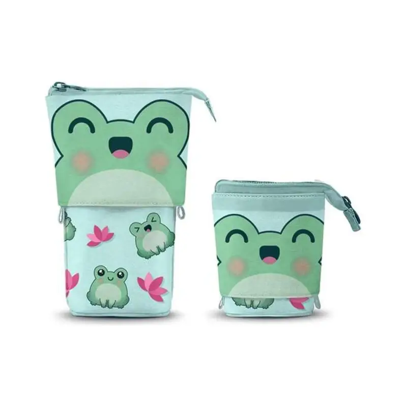 Oh My Pop! Cute Froggy Turquoise pencil case Premium