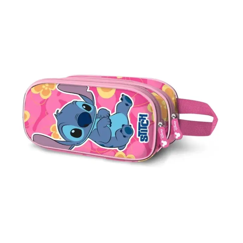 Direct Beschikbaar Lilo & Stitch 3D Double pencil case Cute Pink