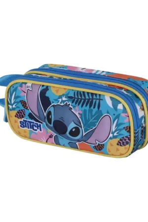 Lilo & Stitch 3D Double pencil case Colors Turquoise Korting