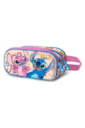Lilo & Stitch 3D Double pencil case Dance Pink Laatste Versie