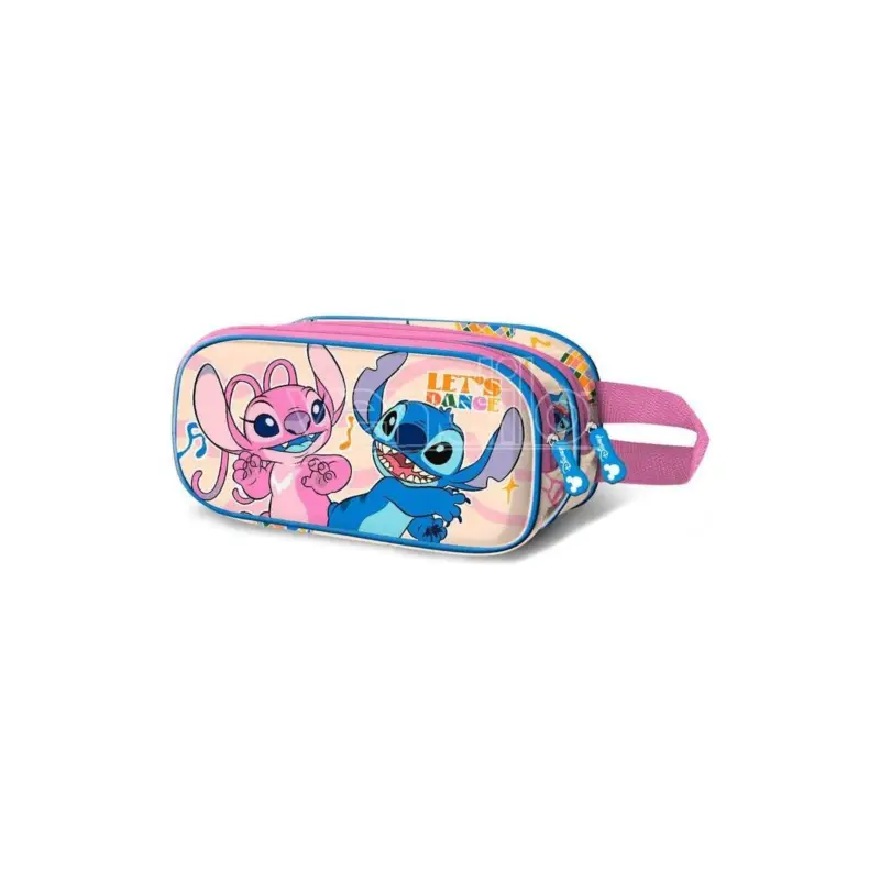 Lilo & Stitch 3D Double pencil case Dance Pink Laatste Versie
