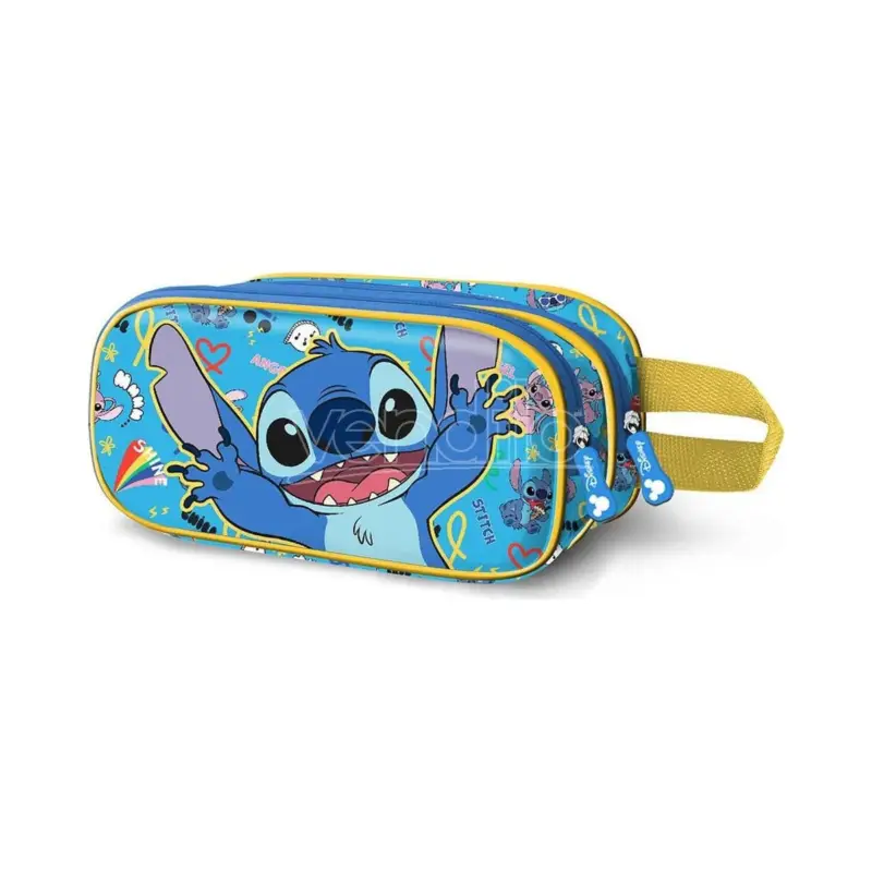 Lilo & Stitch 3D Double pencil case Hello Blue Gecertificeerd