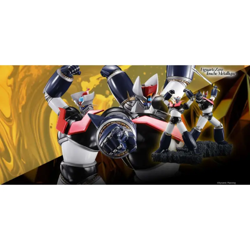 Merkproduct MAZINGER - Double Mazinger - FiguartsZERO Metallic Statue 19cm & 21cm Figuurtje