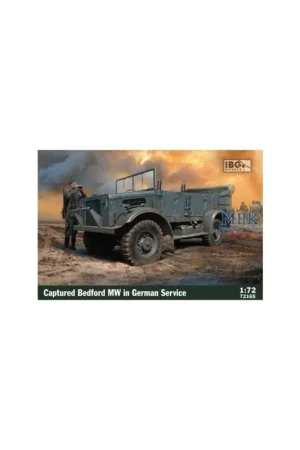 Gratis Retour Captured Bedford MW in German Service Schaalmodel