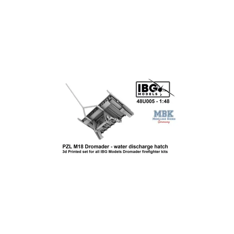 Koop Online PZL M18 Dromader - Water Discharge Hatch - 3d Pr.