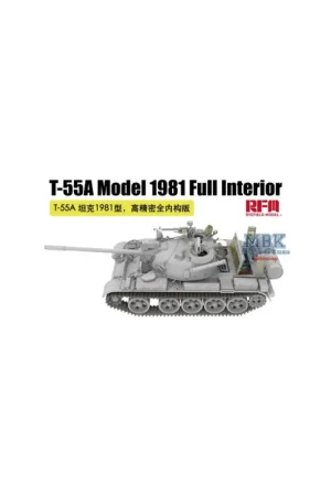 T-55A Model 1981 Full Interior w/workable tracks Lage Prijs