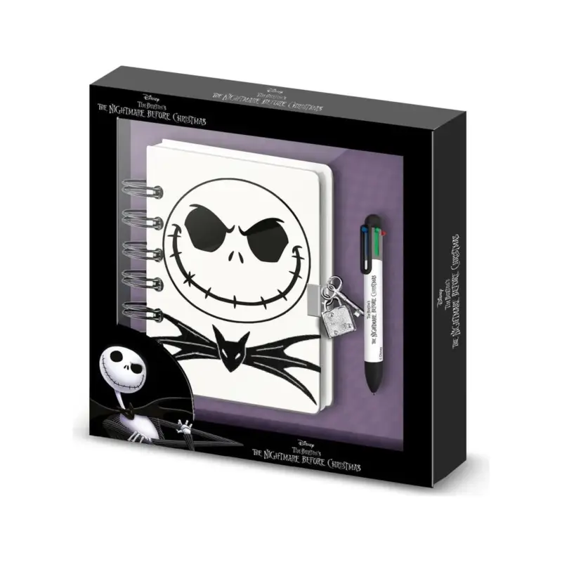 The Nightmare Before Christmas notebook with pen gift set Jack Dagaanbieding