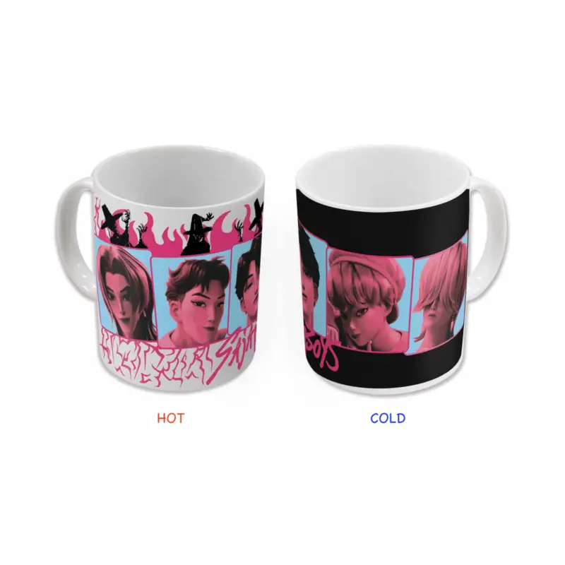 Finale Uitverkoop KPOP DEMON HUNTERS - Saja Boys - Thermoreactive Mug - 325ml