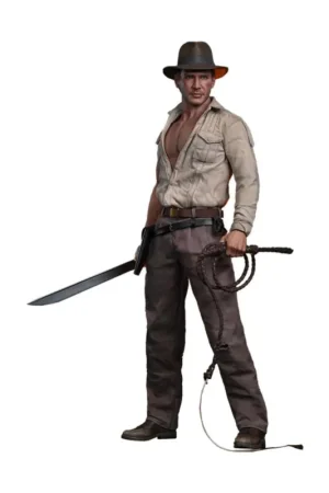 Indiana Jones action figure Movie Masterpiece 1/6 Indiana Jones 30 cm Figuurtje Hoge Kwaliteit