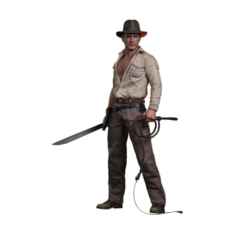 Indiana Jones action figure Movie Masterpiece 1/6 Indiana Jones 30 cm Figuurtje Hoge Kwaliteit